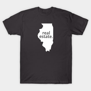 Illinois State Real Estate T-Shirt T-Shirt